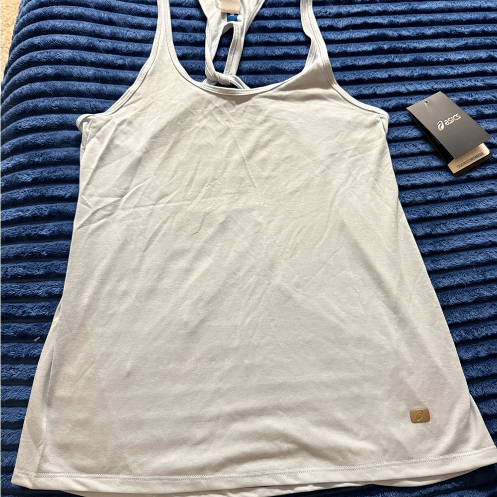 ASICS Women's Light Blue Twist Tank